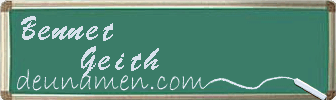 Bennet Geith Visitenkarte